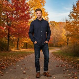 🧥 Alpine Design Navy Corduroy Shirt Jacket XL NWT • Organic Cotton • Cozy ✨